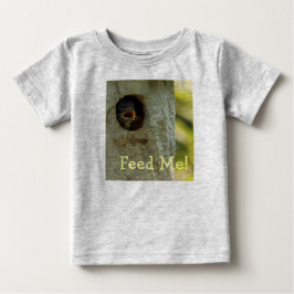 Camiseta Para Bebê Alimente-me Baby Creeper
