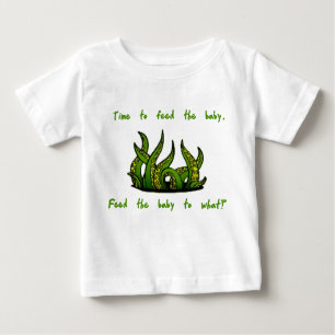 Camiseta Para Bebê Alimente o bebê