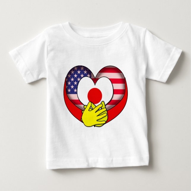 Camiseta Para Bebê Alivio de Japão (Frente)