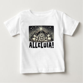 Camiseta Para Bebê Alleluia!: Joy of the Nativity