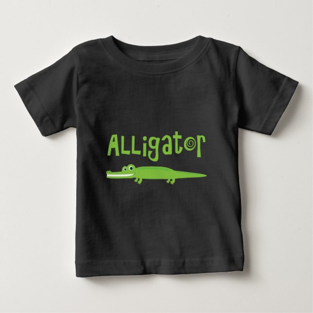 Camiseta Para Bebê Alligador (Frente)
