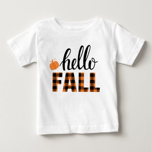 Camiseta Para Bebê Alô Fall (Frente)