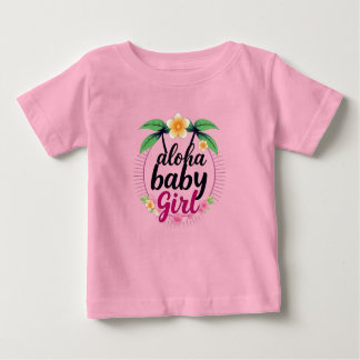 Camiseta Para Bebê Aloha Baby Girl New Parents