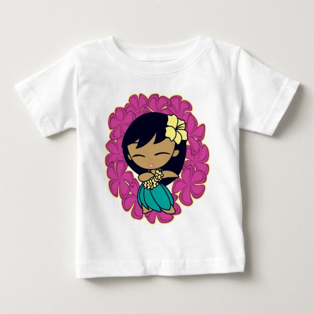 Camiseta Para Bebê "Aloha Honey" (Frente)