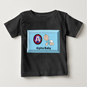 Camiseta Para Bebê Alpha Baby