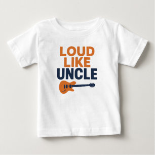 Camiseta Para Bebê Alto como o tio