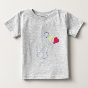Camiseta Para Bebê Ama Inseto Roupa Americana Belo Traje