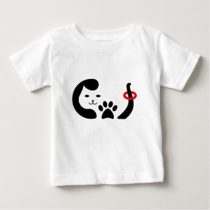 Camiseta Para Bebê Amante de animais se sentindo