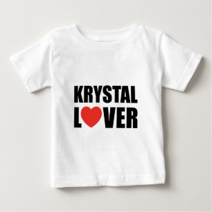 Camiseta Para Bebê Amante de Krystal