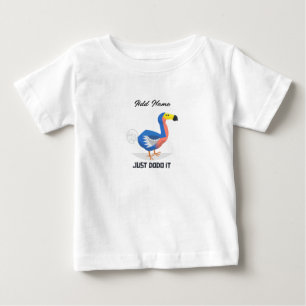 Camiseta Para Bebê amante do bebê Dodo