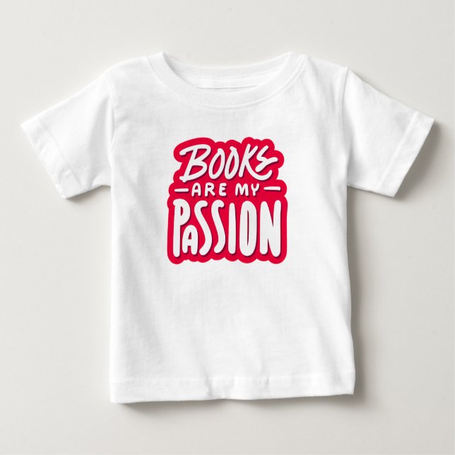 Camiseta Para Bebê Amantes de livros, peguem no melhor preço! (Frente)