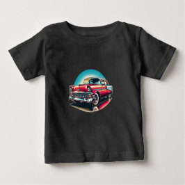 Camiseta Para Bebê amantes do velho carro usa