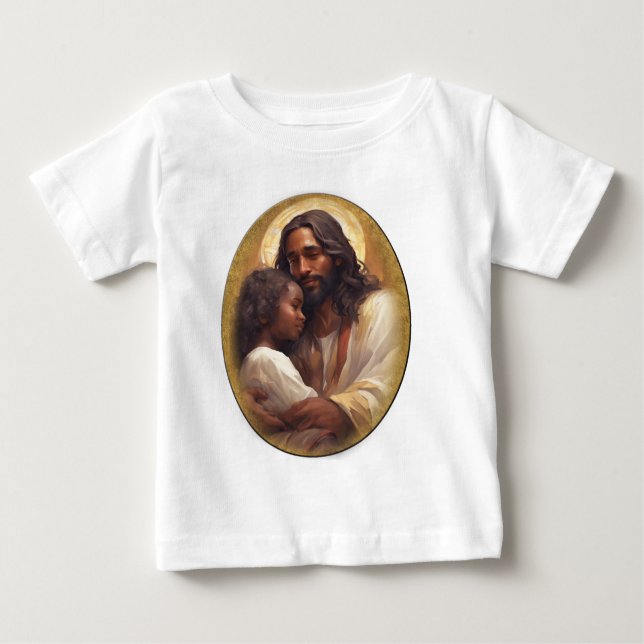 Camiseta Para Bebê Amar um ao outro (Frente)