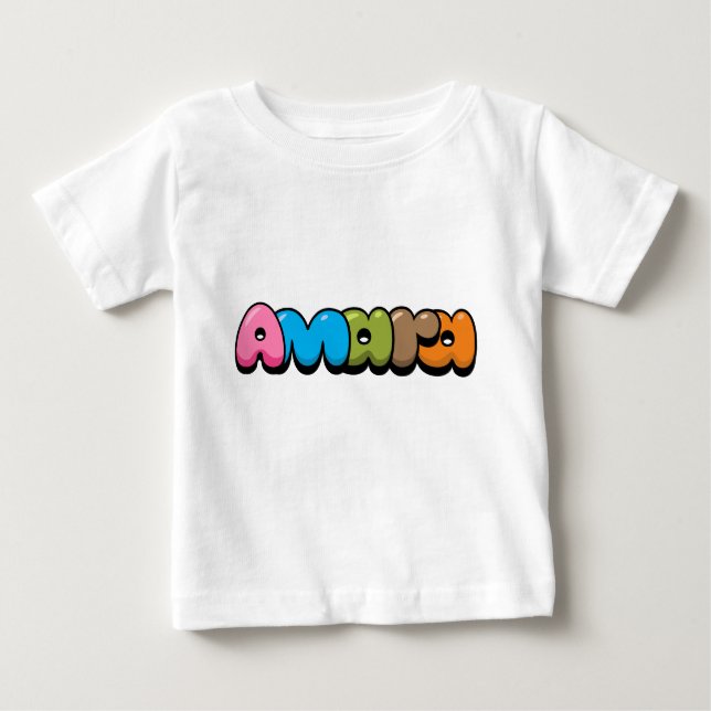 Camiseta Para Bebê Amara (Frente)