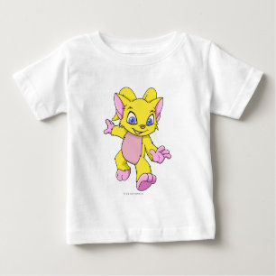 Camiseta Para Bebê Amarelo de Acara