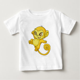Camiseta Para Bebê Amarelo de Mynci