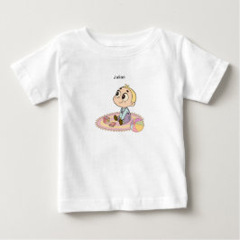 Camiseta Para Bebê Amazed Boy Illustration