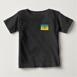 Camiseta Para Bebê Amazigh Flag Gift Berber Flag Kabyles