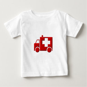 Camiseta Para Bebê Ambulância / EMT