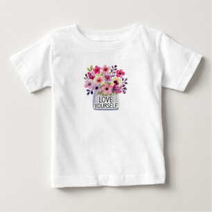 Camiseta Para Bebê Ame-se