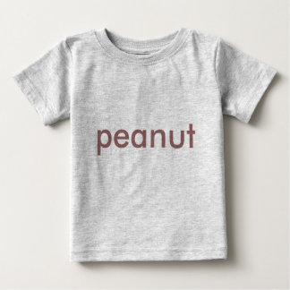 Camiseta Para Bebê amendoim