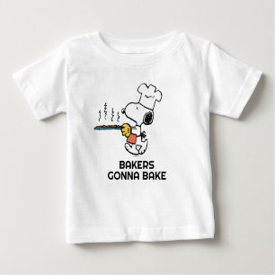 Camiseta Para Bebê Amendoins Biscoitos para cozinhar espinheiro