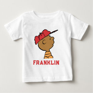 Camiseta Para Bebê Amendoins Boné Franklin Baseball