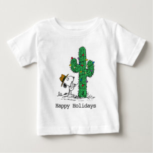 Camiseta Para Bebê Amendoins   Cacto de Férias do Spike