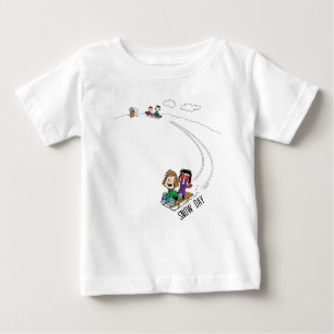 Camiseta Para Bebê Amendoins Deslizamento De Laminados Da Gangue De