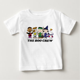 Camiseta Para Bebê Amendoins   Halloween A Tripulação De Boo