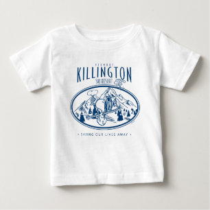 Camiseta Para Bebê Amendoins Killington Ski Resort Vermont