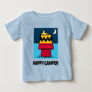 Camiseta Para Bebê Amendoins Meia e meia- estacas de madeira