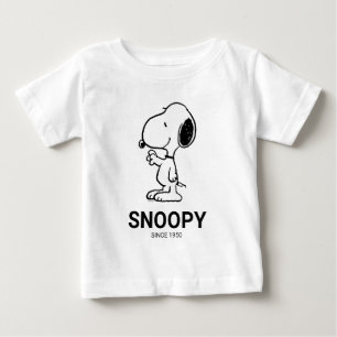 Camiseta Para Bebê Amendoins   Ondas de esnoopia