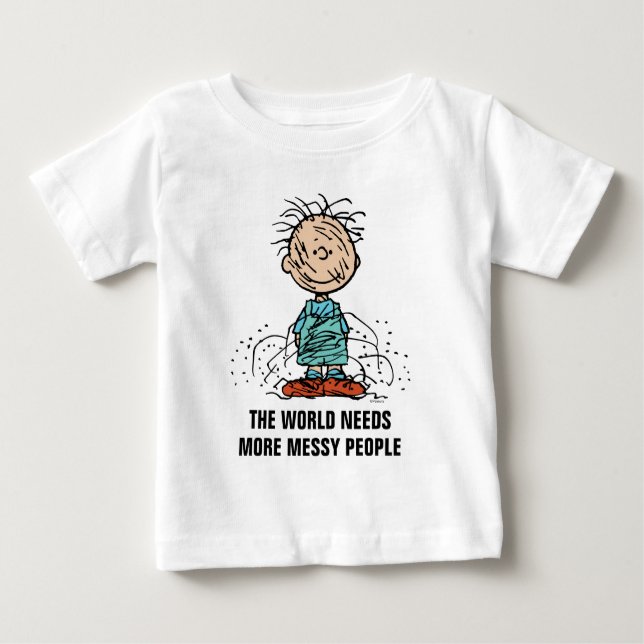 Camiseta Para Bebê Amendoins | Pigpen (Frente)