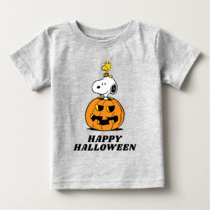 Camiseta Para Bebê Amendoins Pumpkin de Pop de Snoopy & Woodstock