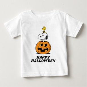 Camiseta Para Bebê Amendoins Pumpkin de Pop de Snoopy & Woodstock
