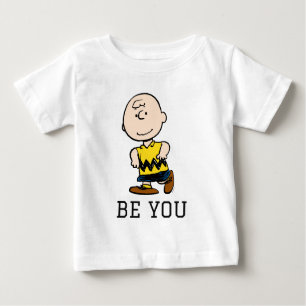 Camiseta Para Bebê Amendoins Retrato Charlie Brown