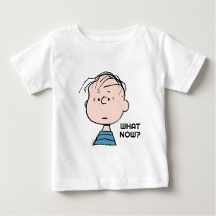 Camiseta Para Bebê Amendoins   Retrato de Linus