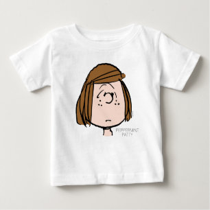 Camiseta Para Bebê Amendoins   Rosto Confuso Da Pementa-Pimenta