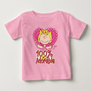 Camiseta Para Bebê Amendoins Sally 100% Adorável