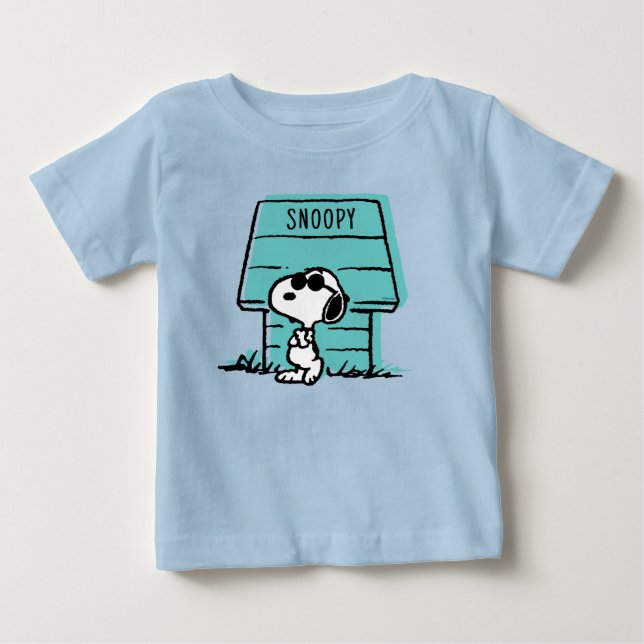 Camiseta Para Bebê Amendoins | Snoopy Be Real (Frente)