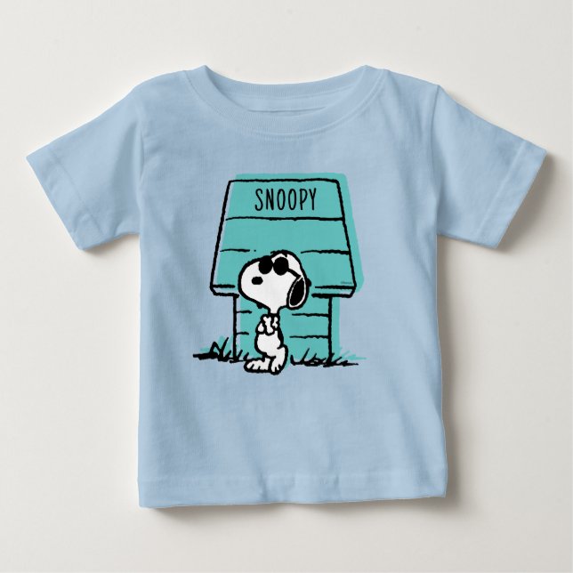 Camiseta Para Bebê Amendoins | Snoopy Be Real (Frente)