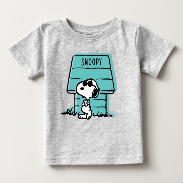 Camiseta Para Bebê Amendoins | Snoopy Be Real (Frente)