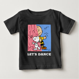 Camiseta Para Bebê Amendoins   Snoopy & Charlie Brown Half & Half Dan
