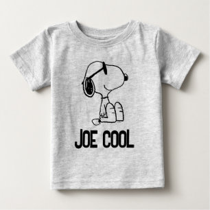 Camiseta Para Bebê Amendoins   Sorriso dos óculos escuros