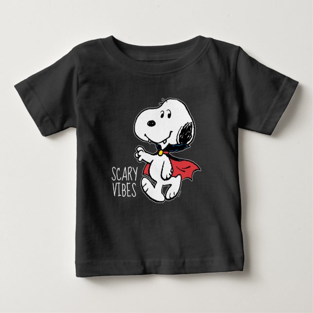 Camiseta Para Bebê Amendoins | Vampiro sorridente (Frente)