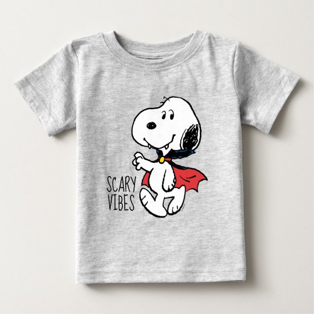 Camiseta Para Bebê Amendoins | Vampiro sorridente (Frente)