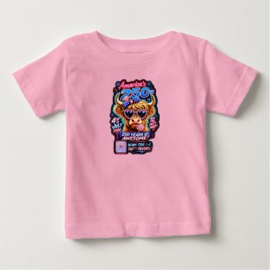 Camiseta Para Bebê América 250