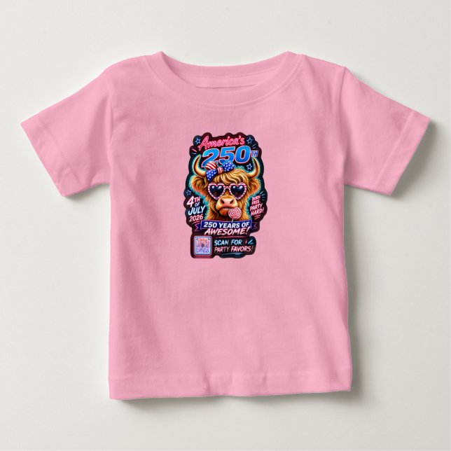 Camiseta Para Bebê América 250 (Frente)