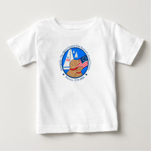 Camiseta Para Bebê America 250 Edição Annapolis Baby Manga Curta